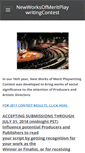Mobile Screenshot of newworksofmeritplaywritingcontest.com
